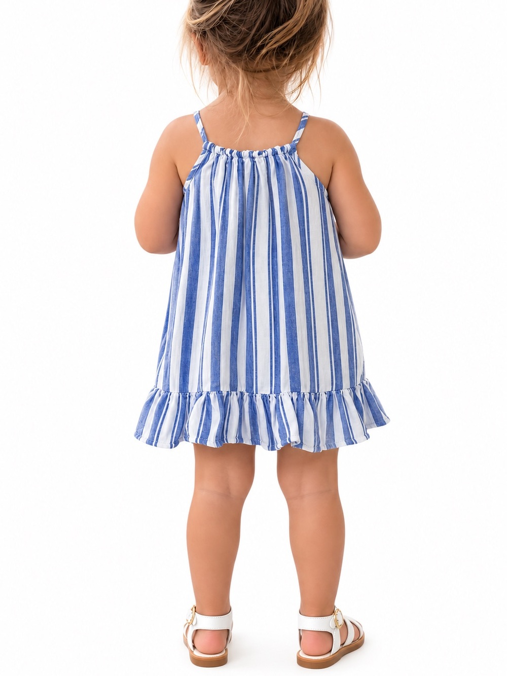 Old Navy Girls Chambray Striped Sundress